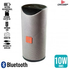 Caixa de Som Bluetooth D-Y03 Grasep - Cinza